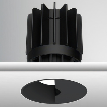 Luca 2.7 inch Round DALI/DMX RGBTW 48V Trimless Wall Wash | PureEdge Lighting at Lightology Luca 2.7 inch Round DALI/DMX RGBTW 48V Trimless Wall Wash