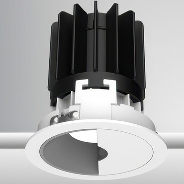 Luca 2.7 inch Round DALI/DMX RGBTW 48V Wall Wash with Trim | PureEdge Lighting at Lightology Luca 2.7 inch Round DALI/DMX RGBTW 48V Wall Wash with Trim