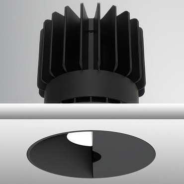 Luca 3.5 inch Round DALI/DMX RGBTW 48V Trimless Wall Wash | PureEdge Lighting at Lightology Luca 3.5 inch Round DALI/DMX RGBTW 48V Trimless Wall Wash