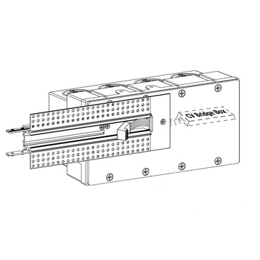 TruLine .5A End Power Connector with WiZ Pro Bridgebox/J-Box