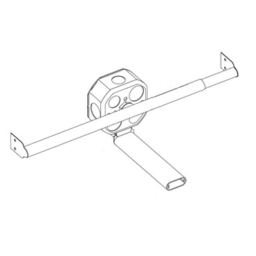 Knife Edge Ceiling Junction Box For Soffit Installation | PureEdge Lighting at Lightology Knife Edge Ceiling Junction Box For Soffit Installation