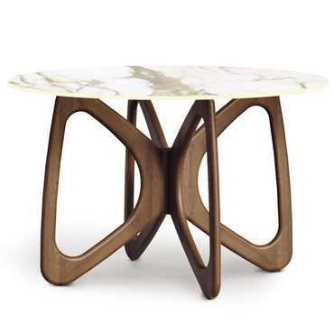 Butterfly Round Stone Top Dining Table