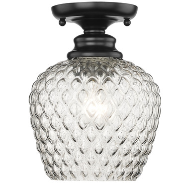 Adeline 1-Light Semi Flush Ceiling Light