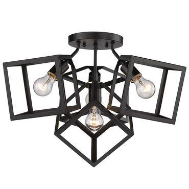 Cassio Multi - Light Semi Flush Ceiling Light
