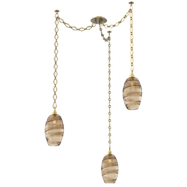 Ellisse Diamond Chain Swag Chandelier