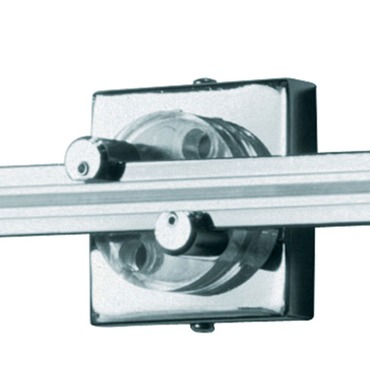 Wall Monorail 2 Inch Square Power Feed Canopy