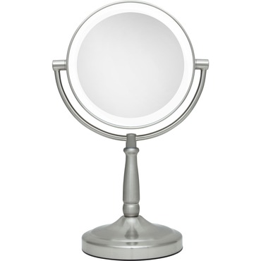 5x/1x Cordless Dual Sided LED Light Vanity Mirror | Zadro at Lightology 5x/1x Cordless Dual Sided LED Light Vanity Mirror