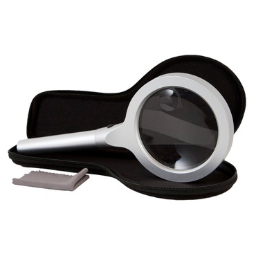 LED Light Illuminating Handheld Magnifier