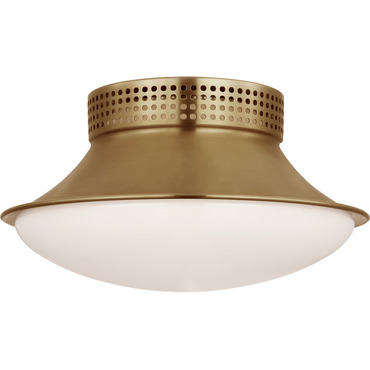 Precision Wide Bulb Ceiling Flush Light