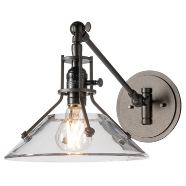 Henry Swing Arm Glass Wall Sconce