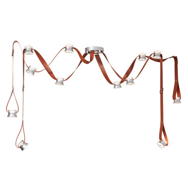 Snaps Large Pendant w/Metal Cones | Hubbardton Forge at Lightology Snaps Large Pendant w/Metal Cones