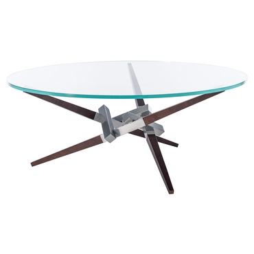 Crux Wood Coffee Table | Hubbardton Forge at Lightology Crux Wood Coffee Table