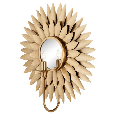 Plumage Wall Sconce | Currey and Company at Lightology Plumage Wall Sconce