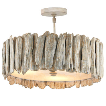 Driftwood Convertible Semi Flush Ceiling Light