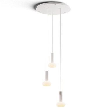 Combi Round Multi-Light Pendant with Glass Ball - Overstock