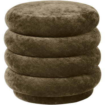 Round Pouf - Overstock