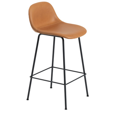 Fiber Counter Stool With Backrest Tube Base - Overstock