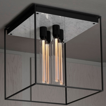 Caged 4.0 Square Ceiling Light