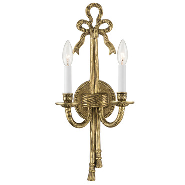 Lexsi Wall Sconce | Crystorama at Lightology Lexsi Wall Sconce