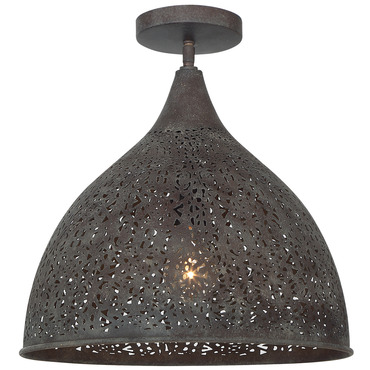 Jasmine Semi Flush Ceiling Light
