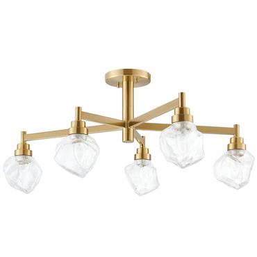 Lillyanna Semi Flush Ceiling Light | Thesis at Lightology Lillyanna Semi Flush Ceiling Light