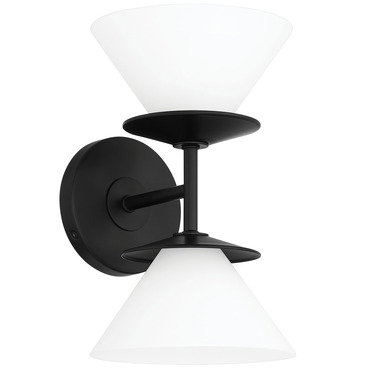 Tremolo Double Wall Sconce | Thesis at Lightology Tremolo Double Wall Sconce