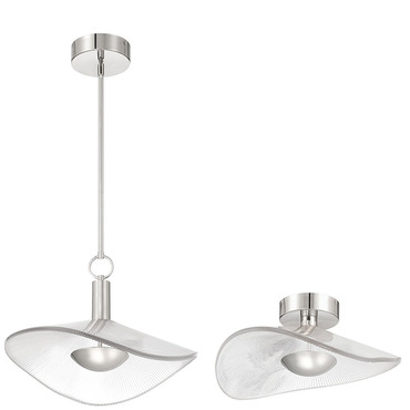 Novella Dual Mount Glass Pendant | Thesis at Lightology Novella Dual Mount Glass Pendant