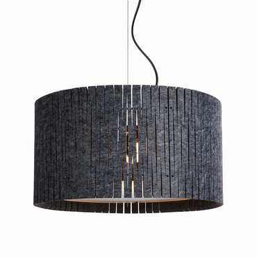 Kerflights Drum Felt Pendant | Graypants at Lightology Kerflights Drum Felt Pendant