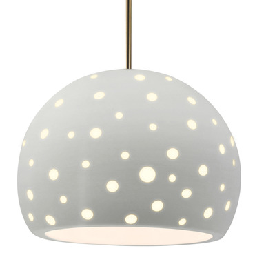 Perforated Globe Stem Pendant