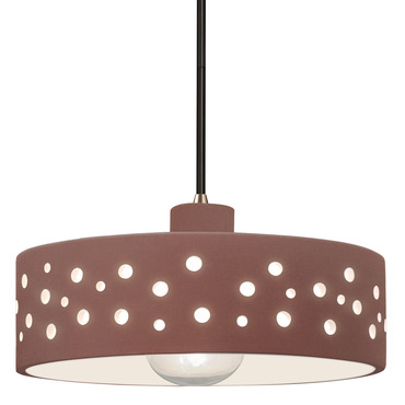 Perforated Dish Pendant