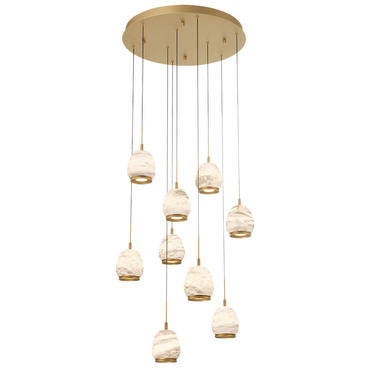 Lucidata Round Multi Light Chandelier