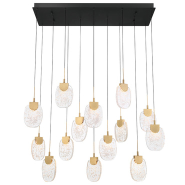 Castelo Linear Multi Light Chandelier