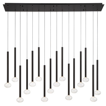 Soffio Linear Multi Light Chandelier