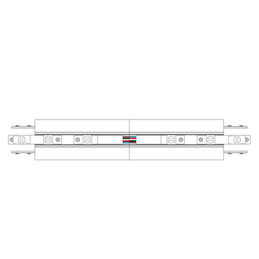 Trutrack Trim Magnetic 2-Circuit Recessed Track Center Feed