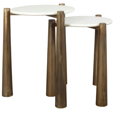 Claridge Nesting Table Set Of 2 | Uttermost at Lightology Claridge Nesting Table Set Of 2