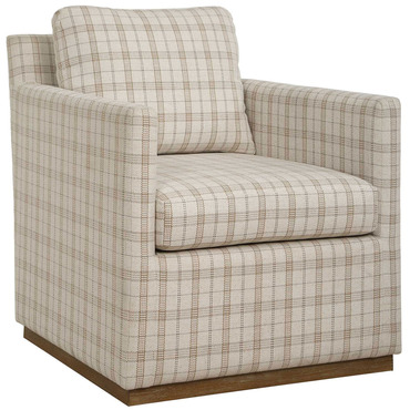 Basie Swivel Chair | Uttermost at Lightology Basie Swivel Chair