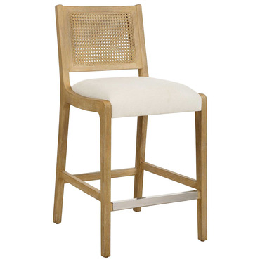Interweave Counter Stool | Uttermost at Lightology Interweave Counter Stool