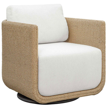 Santorini Outdoor Swivel Lounge Chair | Uttermost at Lightology Santorini Outdoor Swivel Lounge Chair