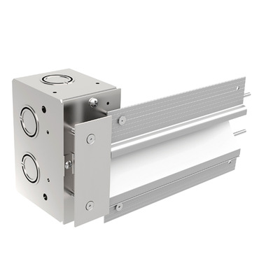 Reveal Wall Wash End Feed Power Connector