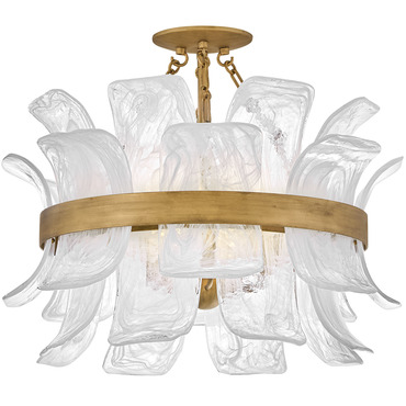 Fleur Convertible Semi Flush / Chandelier
