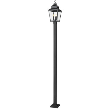 Raphael Outdoor Post Light with Square Post
