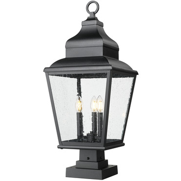 Raphael Outdoor Pier Light with Square Stepped Base