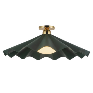 Furrow Semi Flush Ceiling Light