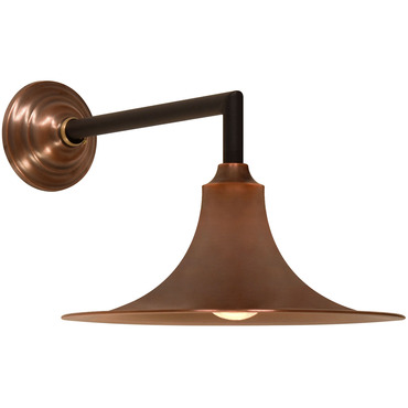Key West Wall Sconce w/Straight Arm