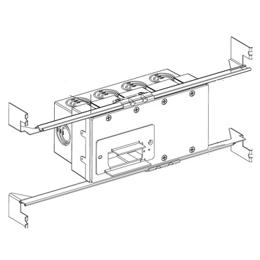 TruCirque Center Feed with 4-Gang Junction Box