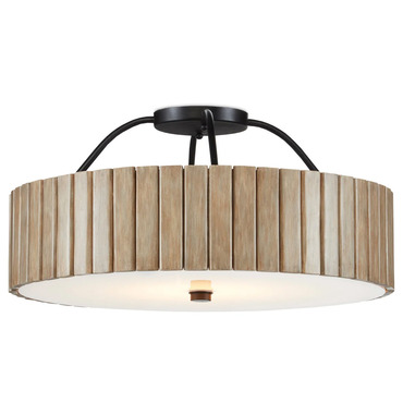 Tetterby Color-Select Semi Flush Ceiling Light