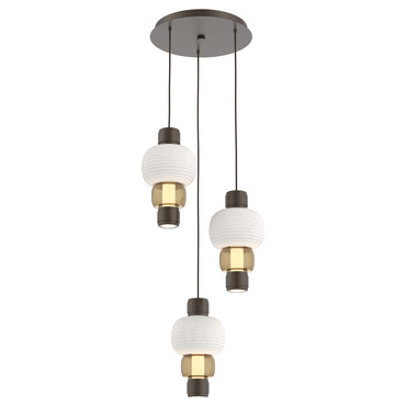 Torno Mandrel Multi Light Chandelier