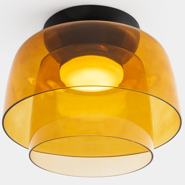 Levels Color-Select Double Semi Flush Ceiling Light