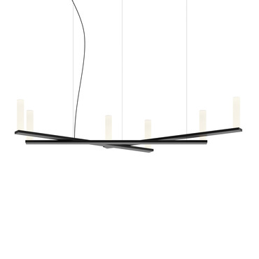 Dix Bougies Linear Pendant | Luceplan at Lightology Dix Bougies Linear Pendant