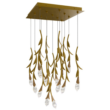 Secret Garden Square Multi Light Pendant | Schonbek Signature at Lightology Secret Garden Square Multi Light Pendant